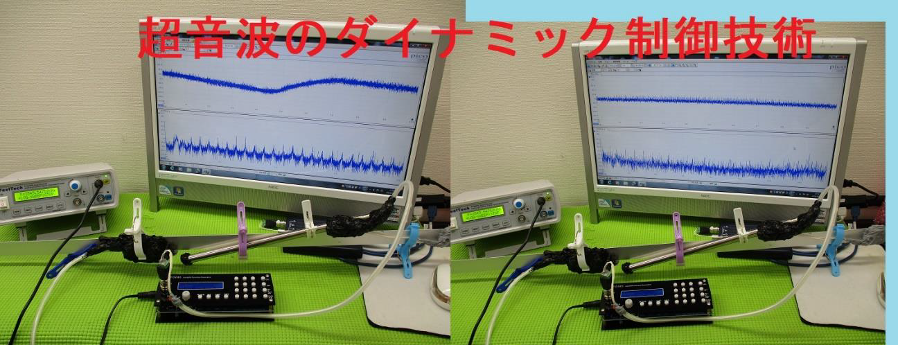 図2：超音波のダイナミック制御技術